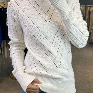 New spring and autumn long-sleeve knitwear for women (European and American style)